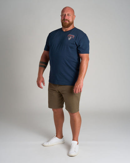 Pánske tričko JUSTICE II NAVY