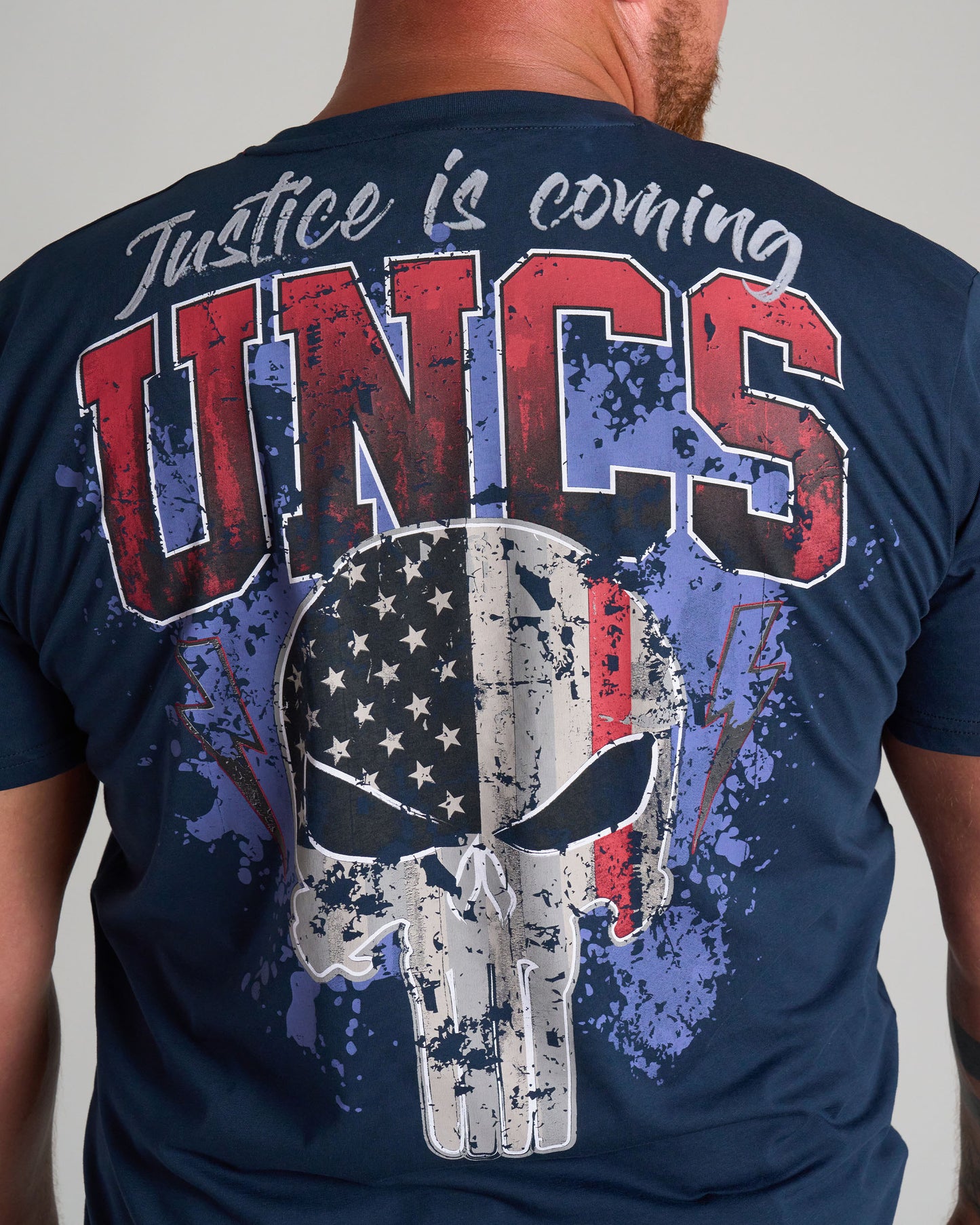 Pánske tričko JUSTICE II NAVY