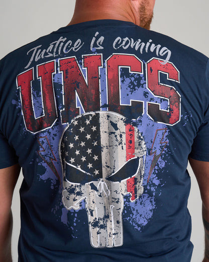 Pánske tričko JUSTICE II NAVY