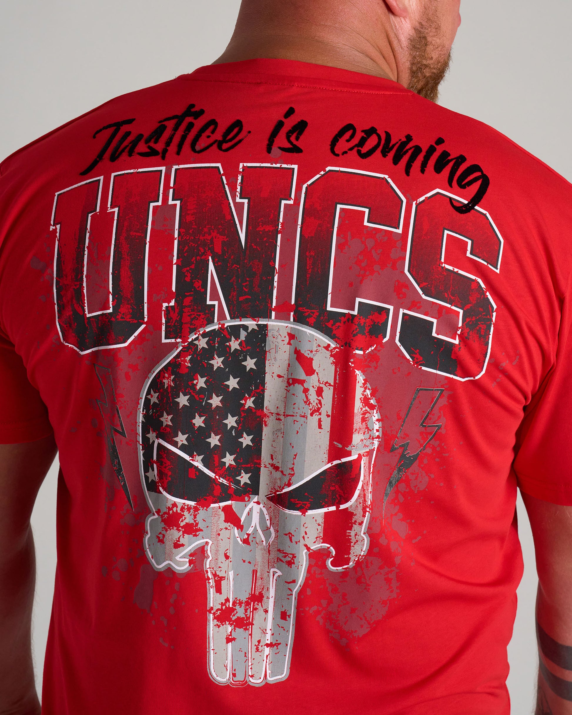 Pánske tričko JUSTICE II RED