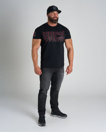 Pánske tričko TAYLOR BLACK/RED