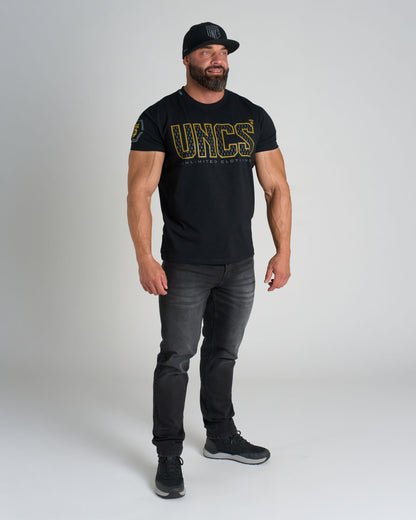 Pánske tričko TAYLOR BLACK/GOLD