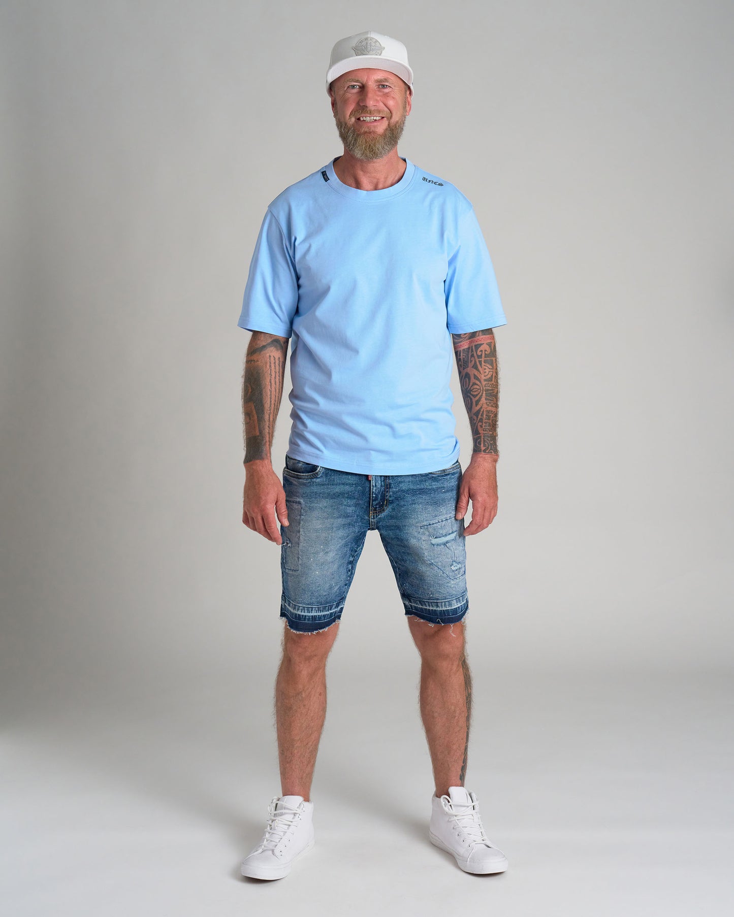 Pánske tričko UNLIMITED (OVERSIZE) BLUE