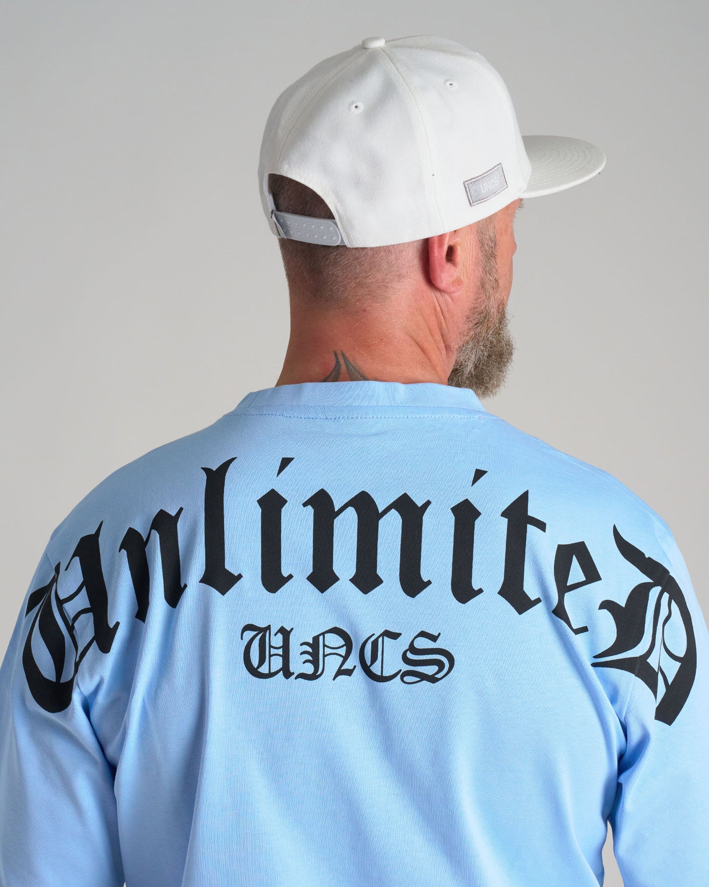 Pánske tričko UNLIMITED (OVERSIZE) BLUE