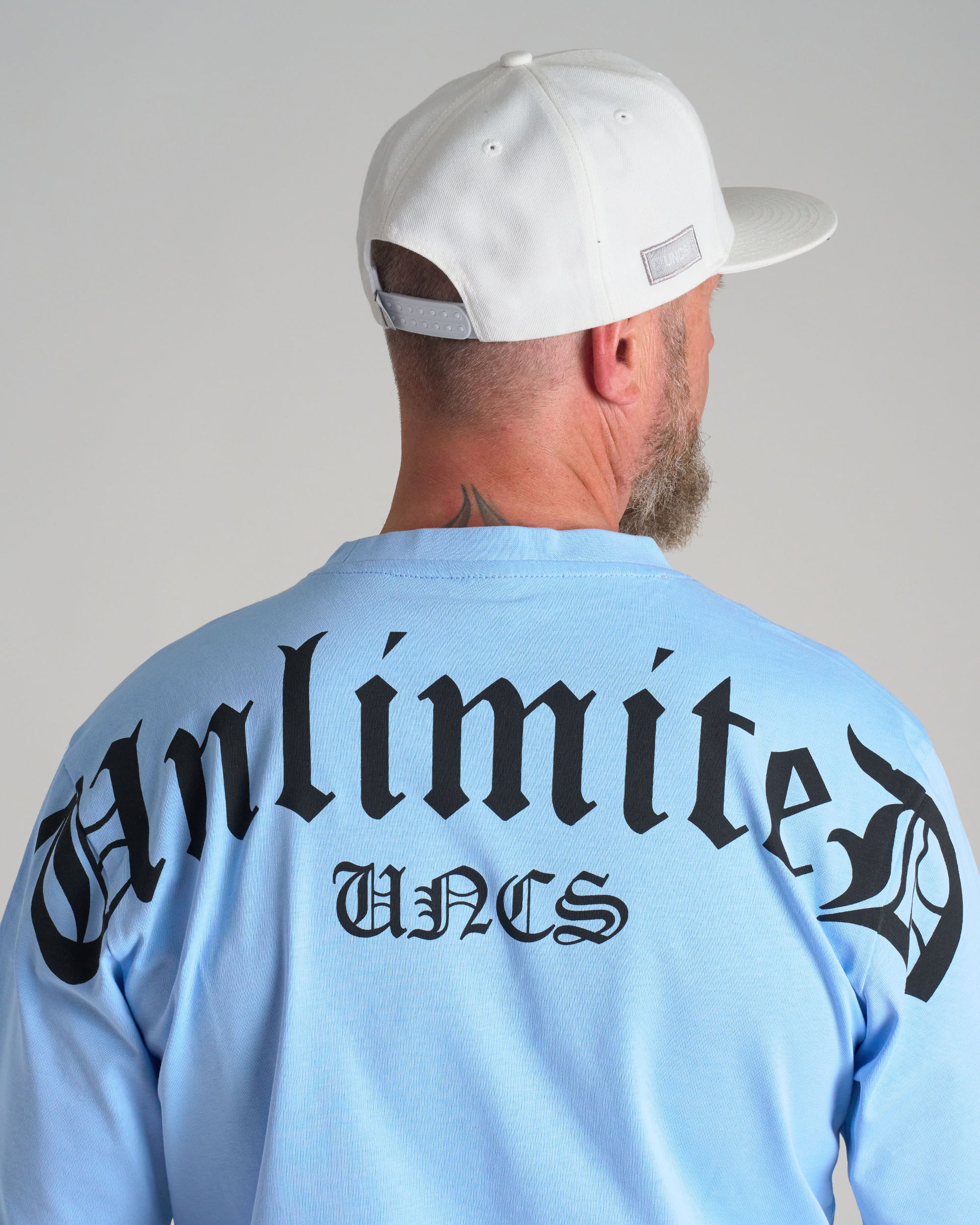 Pánske tričko UNLIMITED (OVERSIZE) BLUE