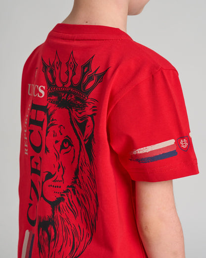 Detské tričko CZECH REPUBLIC RED
