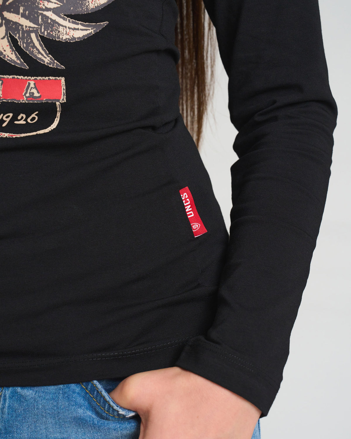 Dámske tričko ROUTE 66 LS BLACK