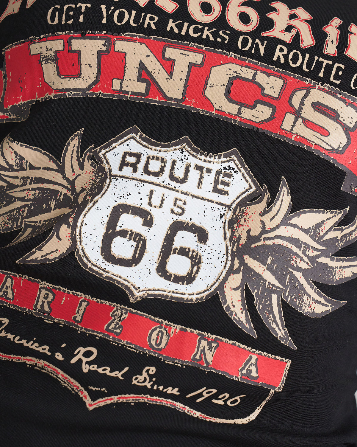 Dámske tričko ROUTE 66 LS BLACK
