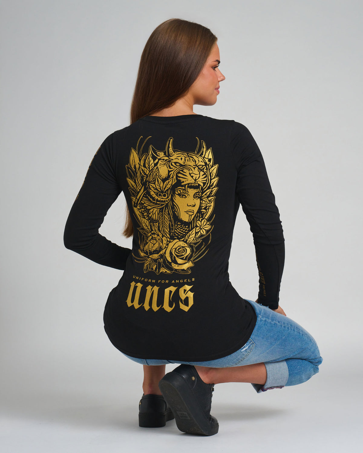 Dámske tričko CARMEN LS BLACK