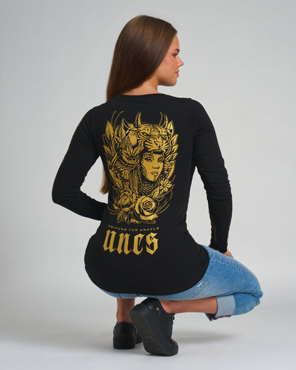 Dámske tričko CARMEN LS BLACK