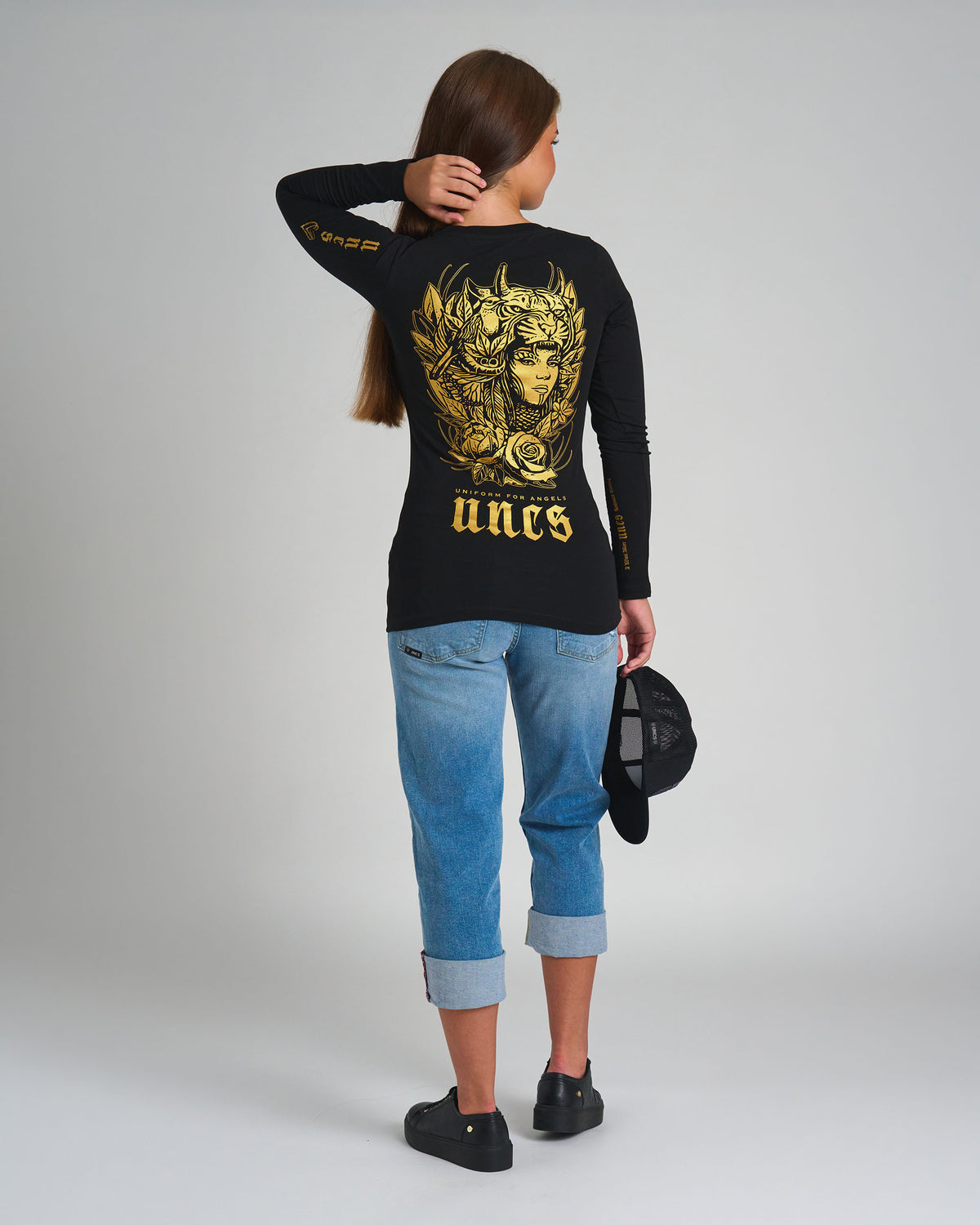 Dámske tričko CARMEN LS BLACK