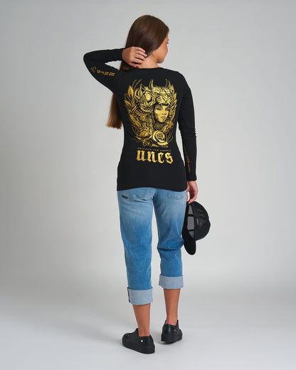 Dámske tričko CARMEN LS BLACK