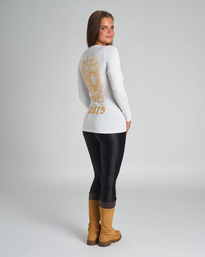 Dámske tričko CARMEN LS WHITE