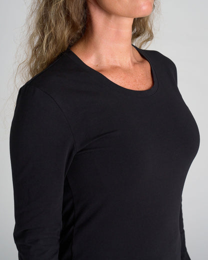 Dámske tričko RICA LS BLACK