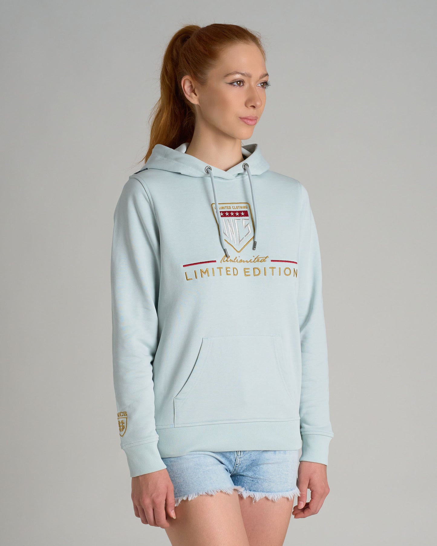 Dámska mikina CLAIRE BABY BLUE