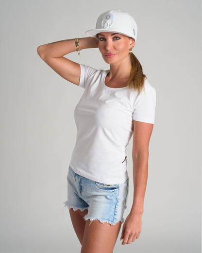 Dámske tričko BASIC WHITE