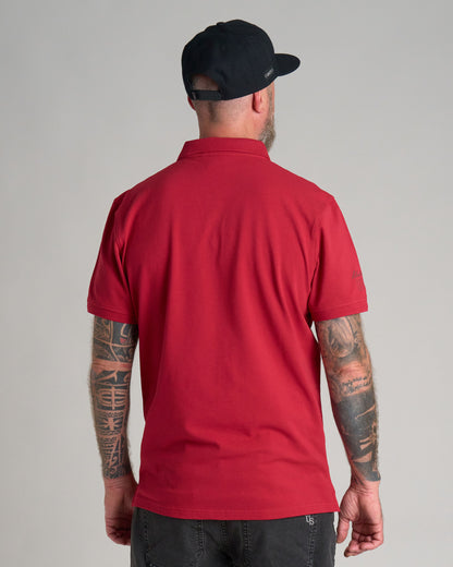 Pánske polo CARLOS BURGUNDY