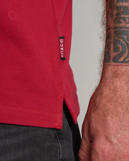 Pánske polo CARLOS BURGUNDY