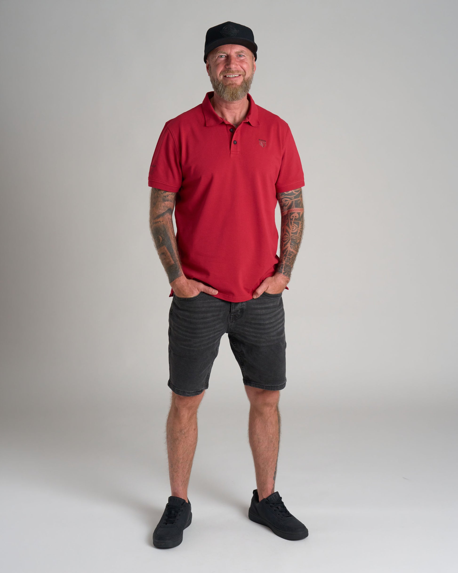 Pánske polo CARLOS BURGUNDY
