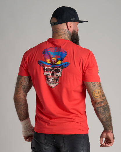 Pánske tričko SKULL III RED
