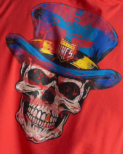 Pánske tričko SKULL III RED