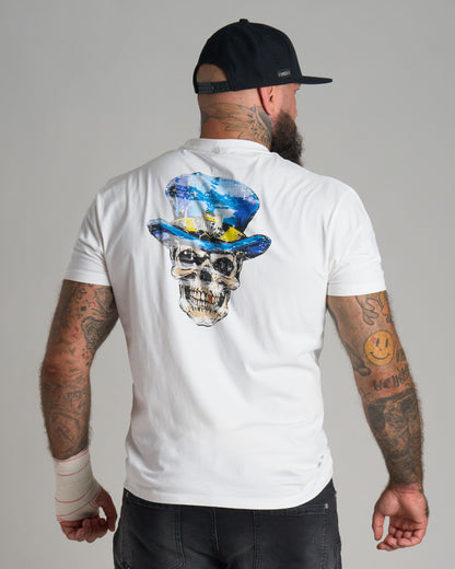 Pánske tričko SKULL III WHITE