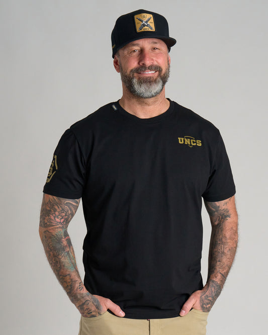 Pánske tričko UNCS GOLD BLACK