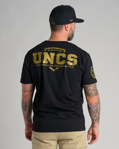 Pánske tričko UNCS GOLD BLACK