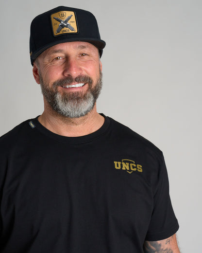 Pánske tričko UNCS GOLD BLACK