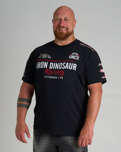 Pánske tričko IRON DINOSAUR BLACK