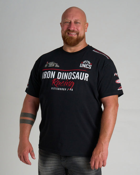 Pánske tričko IRON DINOSAUR BLACK