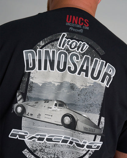 Pánske tričko IRON DINOSAUR BLACK