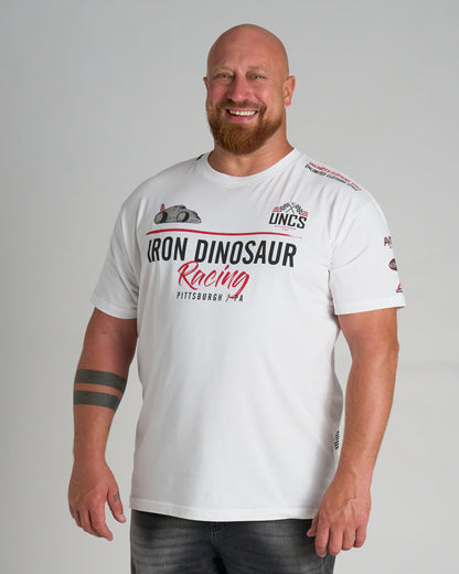 Pánske tričko IRON DINOSAUR WHITE