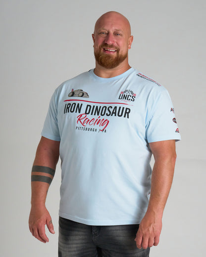 Pánske tričko IRON DINOSAUR LIGHT BLUE