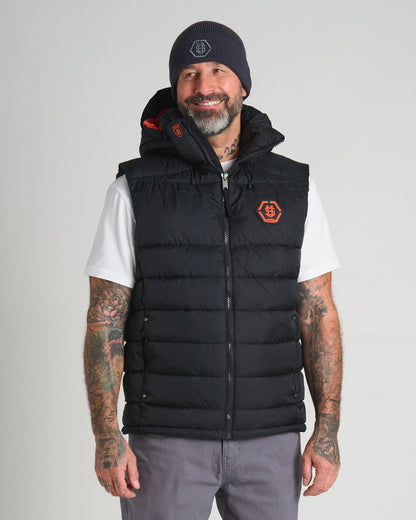 Pánska vesta CARMACK II BLACK/ORANGE