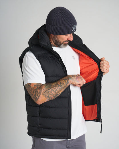 Pánska vesta CARMACK II BLACK/ORANGE