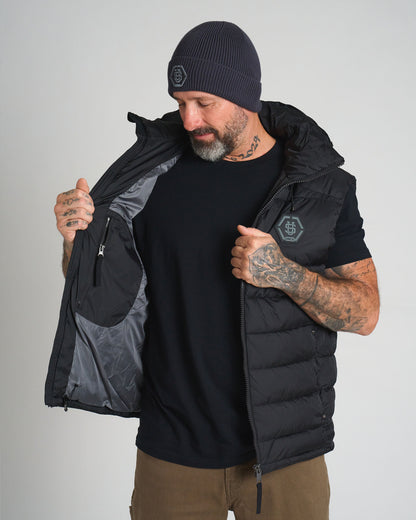 Pánska vesta CARMACK II BLACK/BLACK