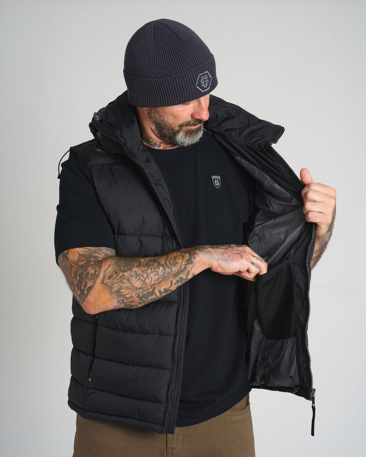 Pánska vesta CARMACK II BLACK/BLACK