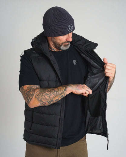 Pánska vesta CARMACK II BLACK/BLACK