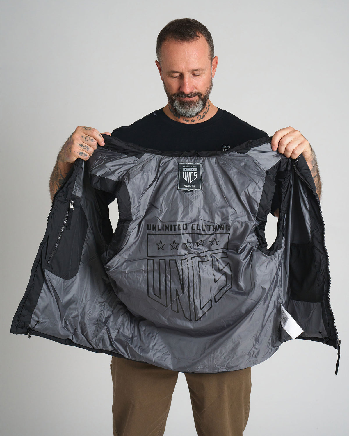 Pánska vesta CARMACK II BLACK/BLACK