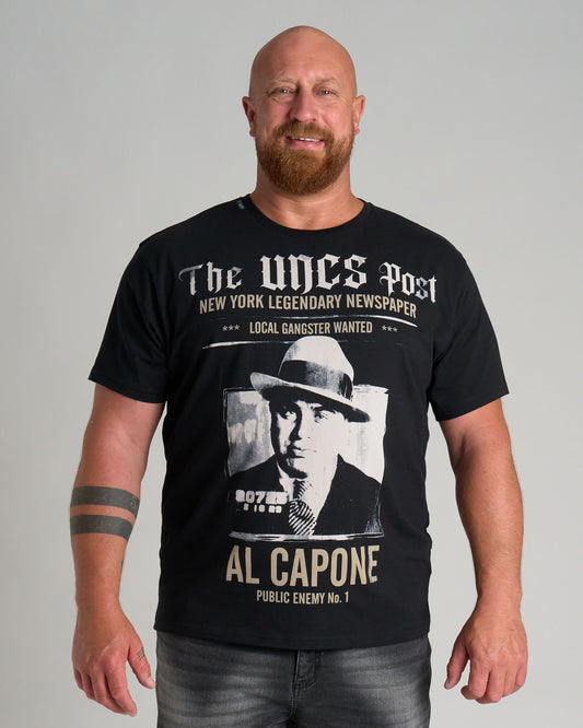 Pánske tričko AL CAPONE III BLACK