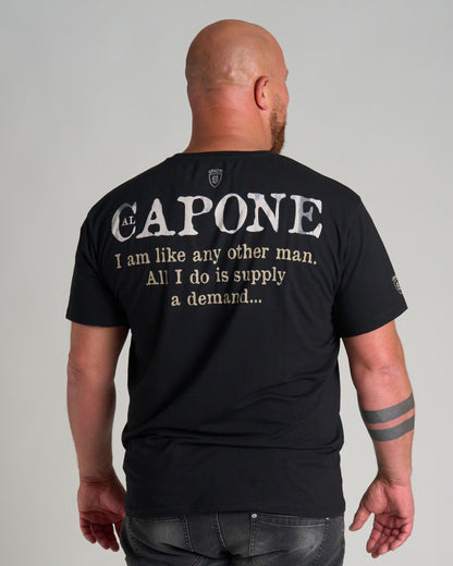 Pánske tričko AL CAPONE III BLACK