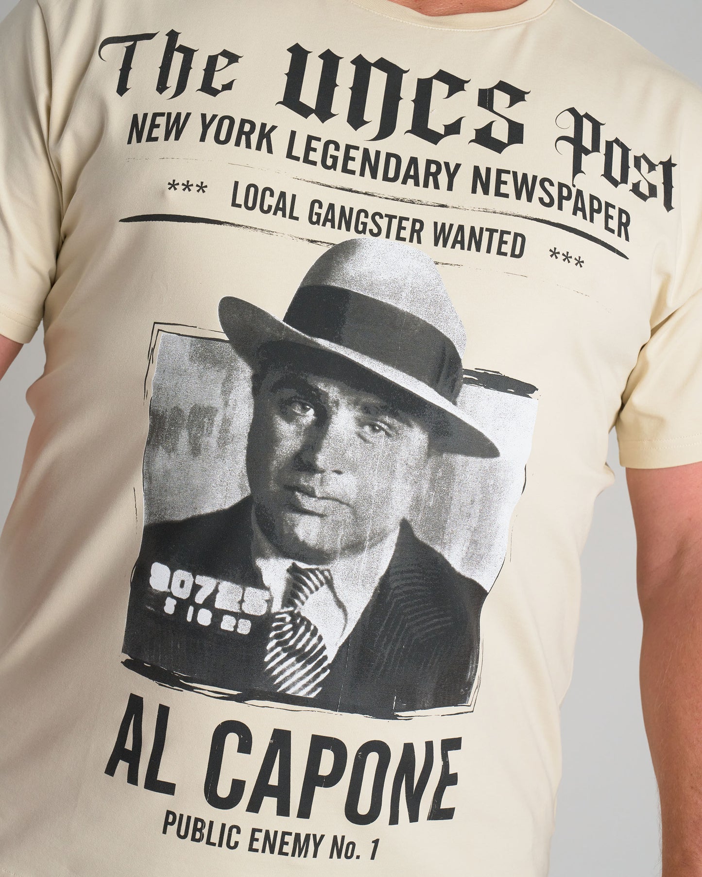 Pánske tričko AL CAPONE III BIEGE