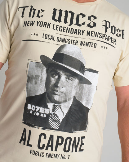 Pánske tričko AL CAPONE III BIEGE