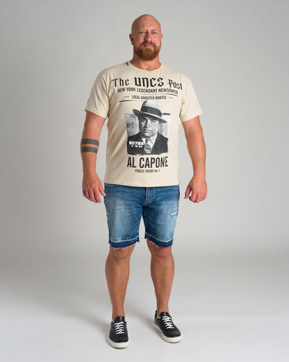 Pánske tričko AL CAPONE III BIEGE