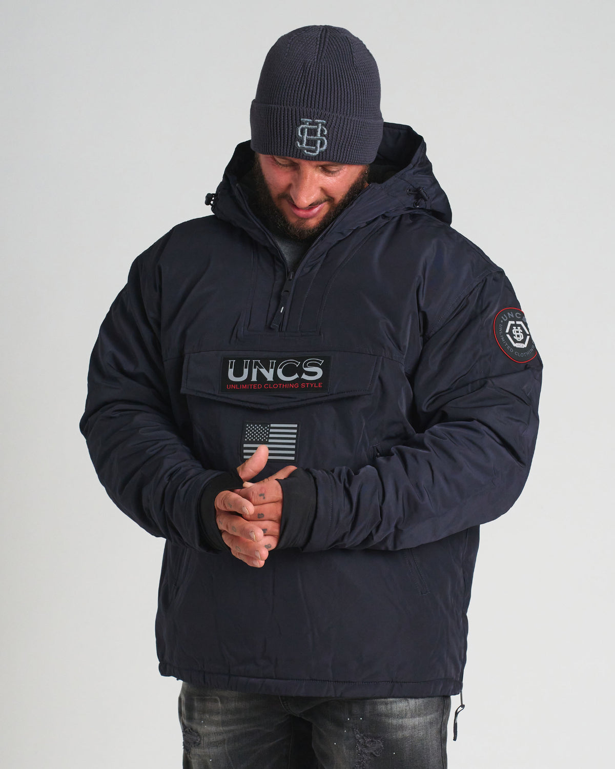 Pánska bunda BOZEMAN II NAVY