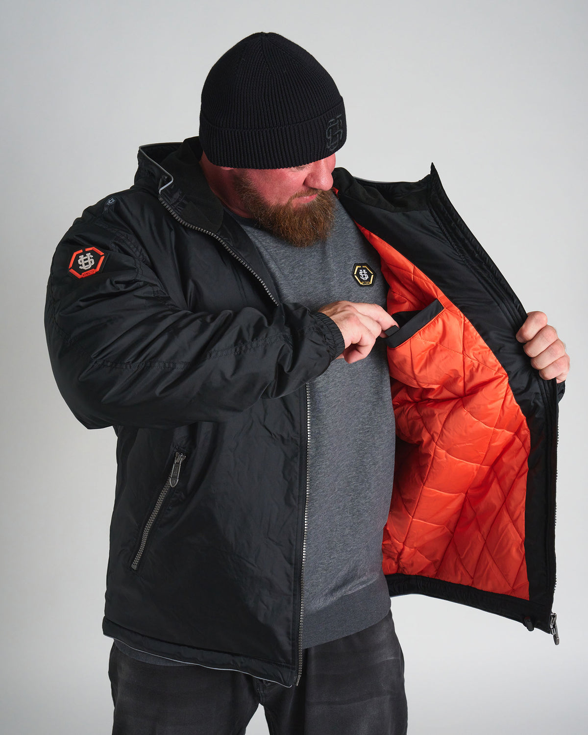 Pánska bunda CREW III BLACK