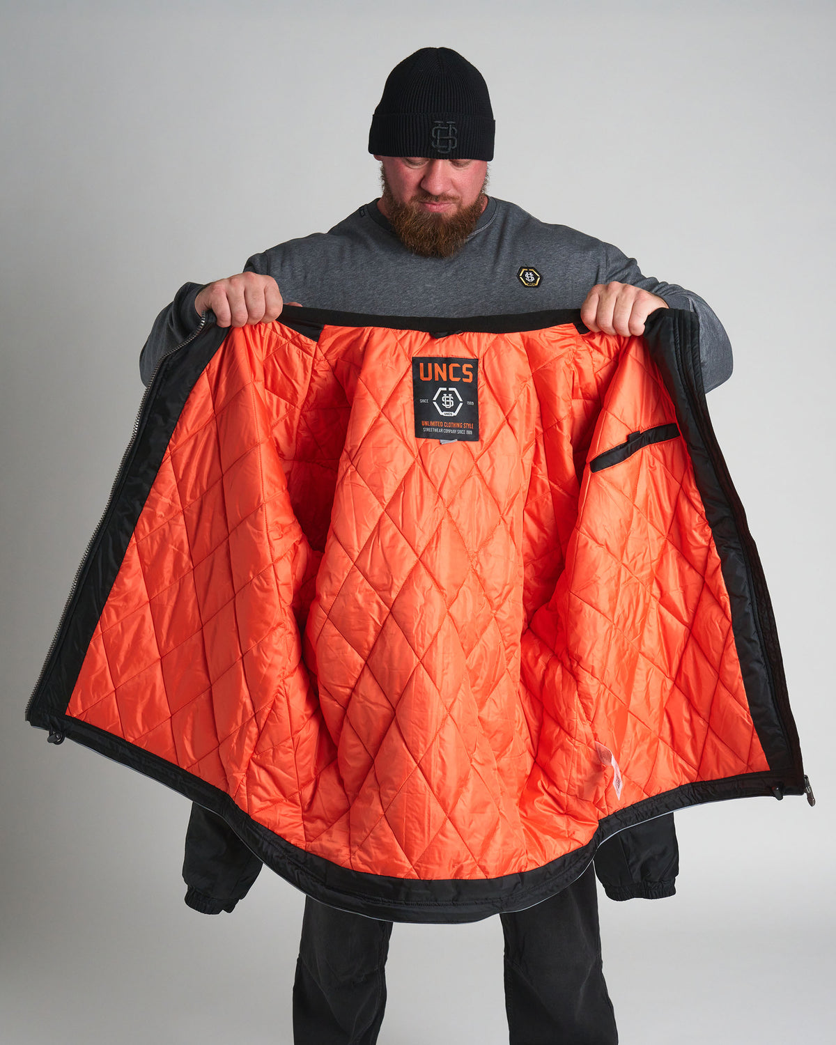 Pánska bunda CREW III BLACK