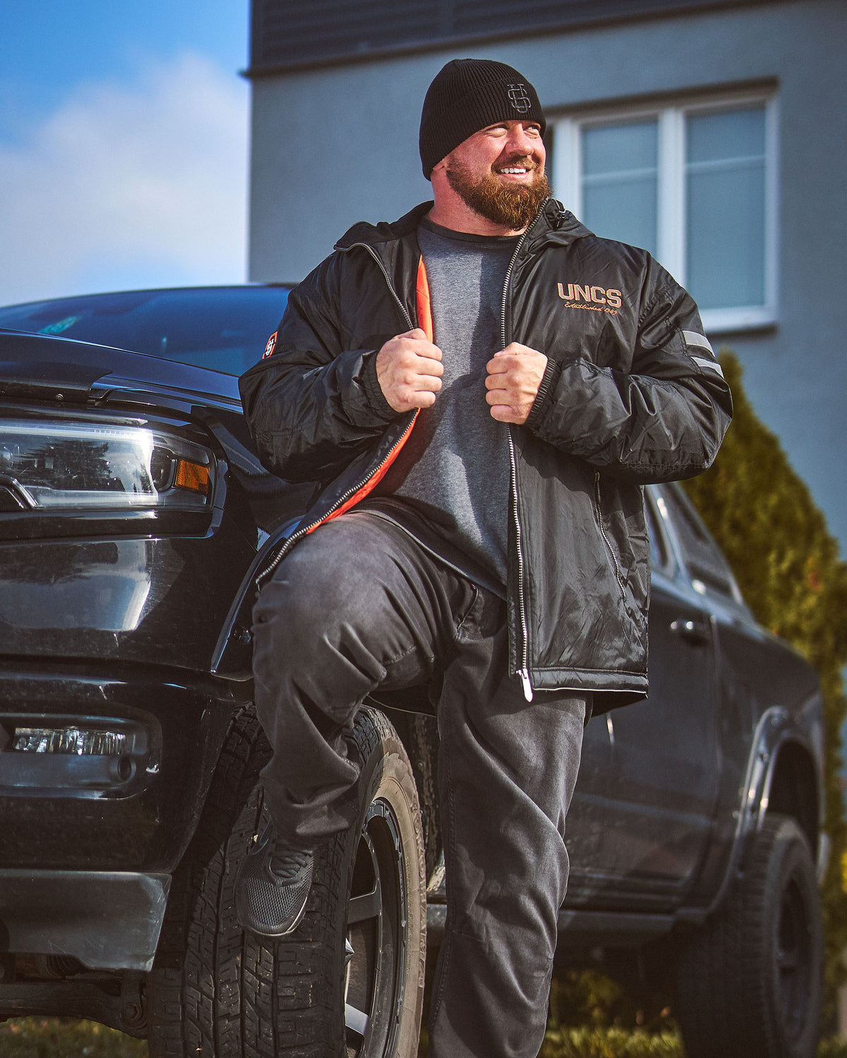 Pánska bunda CREW III BLACK