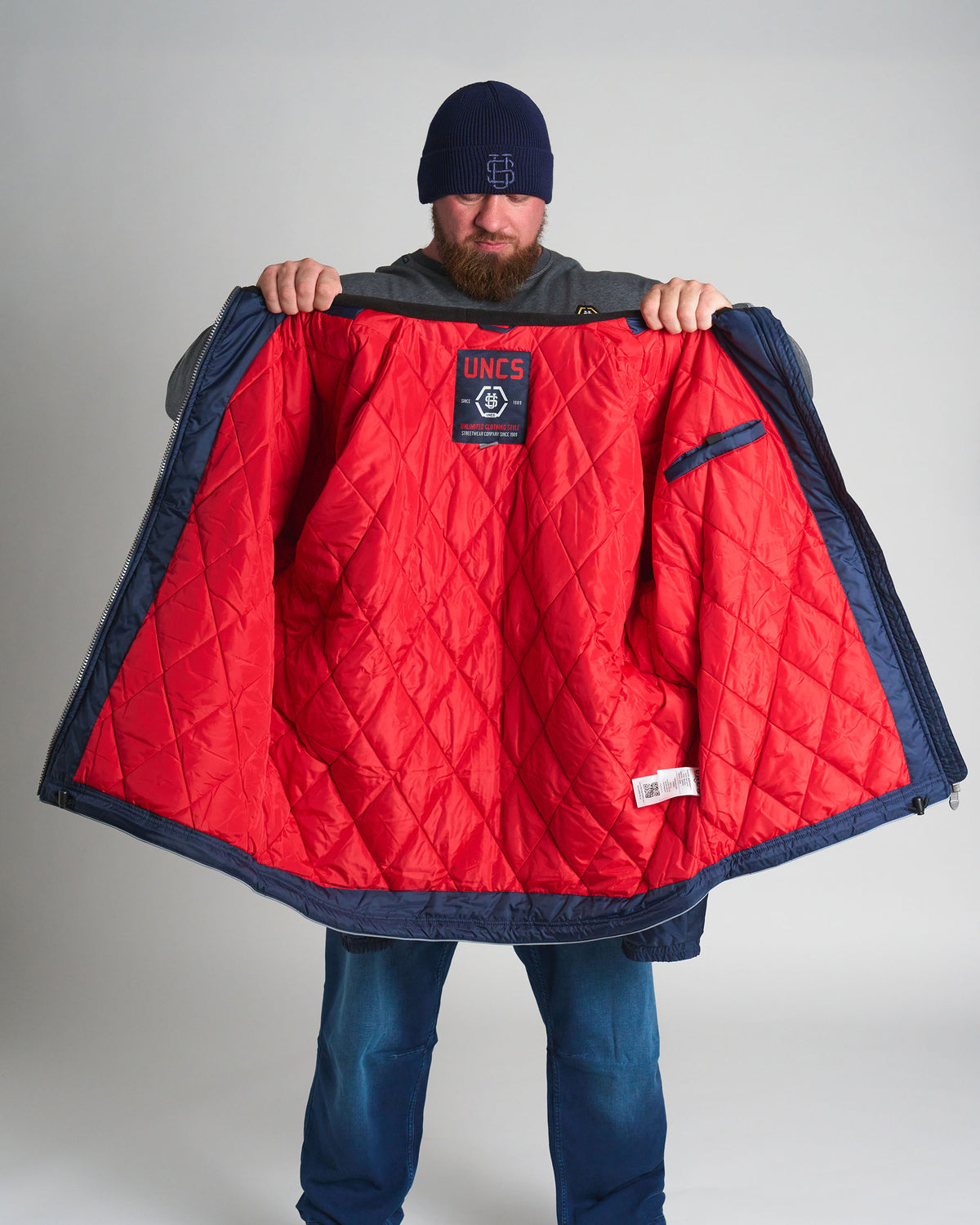 Pánska bunda CREW III NAVY